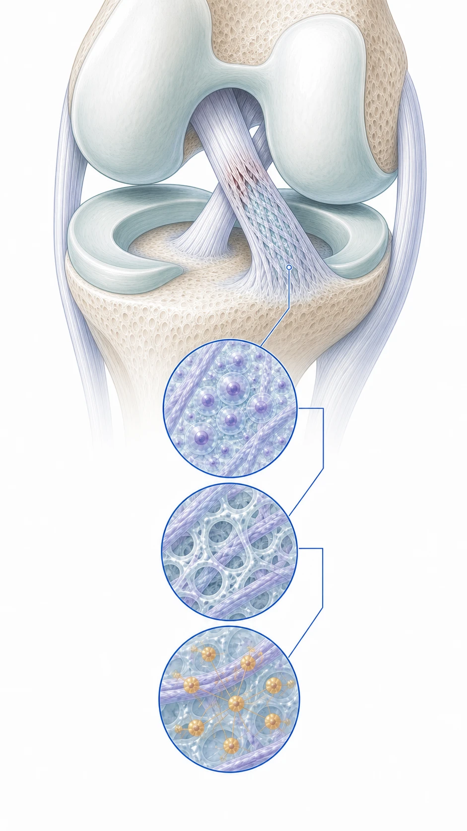 Seed Soil Signal biological pathway adapted to a selected partial ACL injury with useful continuity